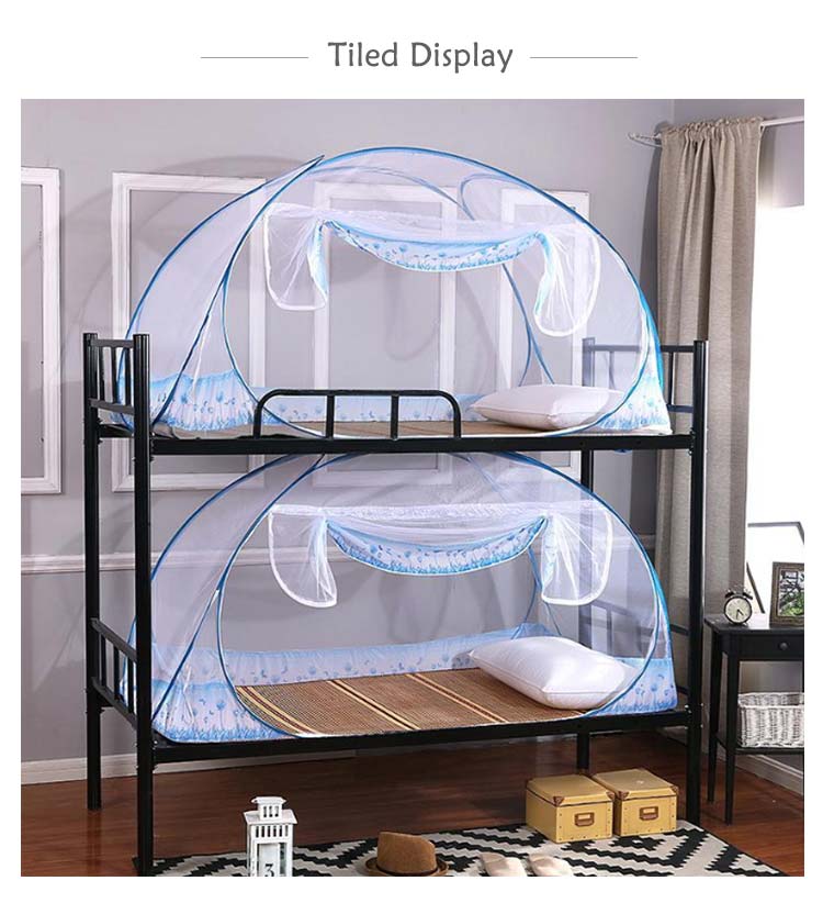 【新品・未使用】蚊帳 お手軽ワンタッチ ゆったりシングル ４個セット 蚊帳 ワンタッチ 90cm/100cm/120cm幅 シングル 軽量 1人用