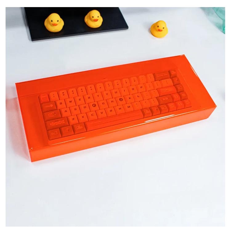 クリア キーボードカバー 防塵ケース 透明アクリル おしゃれ フル