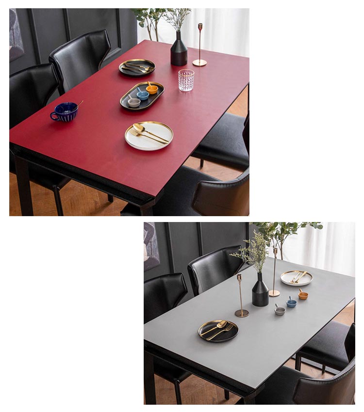 両面使える テーブルクロス 撥水 おしゃれ PU生地 テーブルクロス 北欧