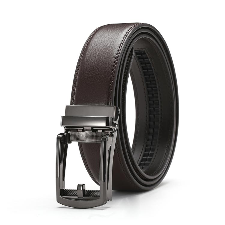 【新品/未使用】オートロック式ベルト 高級牛革 紳士用 レザーベルト グリーン 楽天市場】ベルト メンズ 本革 牛革 穴なし オートロックベルト