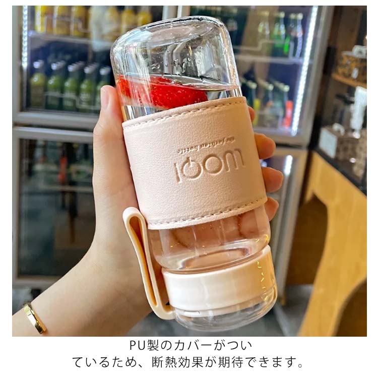 ガラスフィルター付き注ぎ口ボトル*6 フィルターインボトル / フィルターインカラフェ / カークボトル